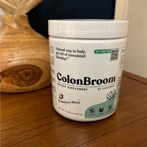 6 unopened, sealed, ColonBroom 12.06 oz canisters, strawberry flavor